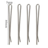 Stainless Steel Ushaped Hairpin With Totem Pattern For Hairdressing Diy Smooth Design Personality Style