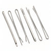 Stainless Steel Ushaped Hairpin With Totem Pattern For Hairdressing Diy Smooth Design Personality Style