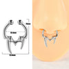 Stainless Steel Ushaped Nonperforated Nose Ring Jewelry With Polishing Treatment