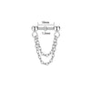 Stainless Steel Ushaped Nose Ring Ball Horseshoe Rod Piercing Jewelry Electroplated Combination Set Unisex