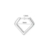 Stainless Steel Ushaped Nose Ring Ball Horseshoe Rod Piercing Jewelry Electroplated Combination Set Unisex