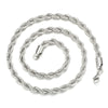 Stainless Steel Ushaped Twist Chain Electroplating Pendant Gold Necklace Fashion Hiphop Jewelry For Unisex