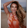 Stainless Steel Vacuum Electroplated Rope Necklace In Ocean Colorful Burgundy Style
