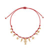 Stainless Steel Vacuum Electroplated Rope Necklace In Ocean Colorful Burgundy Style