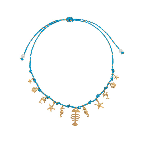Stainless Steel Vacuum Electroplated Rope Necklace In Ocean Colorful Burgundy Style