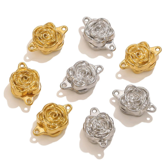 Stainless Steel Vacuum Goldplated Magnetic Buckle Jewelry Braceletnecklace With Electroplating Finish