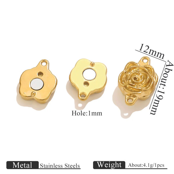Stainless Steel Vacuum Goldplated Magnetic Buckle Jewelry Braceletnecklace With Electroplating Finish