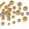 Stainless Steel Vacuum Goldplated Totem Pattern Round Abacus Beads Jewelry Accessories For Diy Bracelet Necklace Handmade Loose Beads