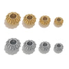 Stainless Steel Vacuum Goldplated Totem Pattern Round Abacus Beads Jewelry Accessories For Diy Bracelet Necklace Handmade Loose Beads