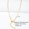 Stainless Steel Vacuum Plated O Shaped Chain Minimalist Unisex Diy Jewelry Accessories