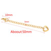 Stainless Steel Vacuum Plated Tail Chain Extension Chain Jewelry Accessories Material