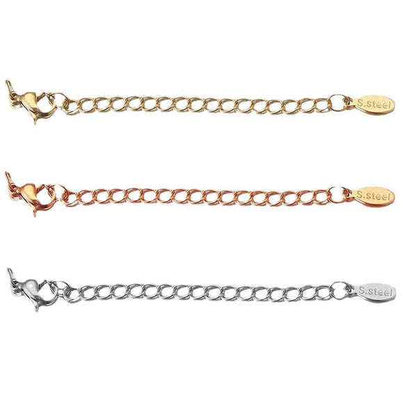 Stainless Steel Vacuum Plated Tail Chain Extension Chain Jewelry Accessories Material