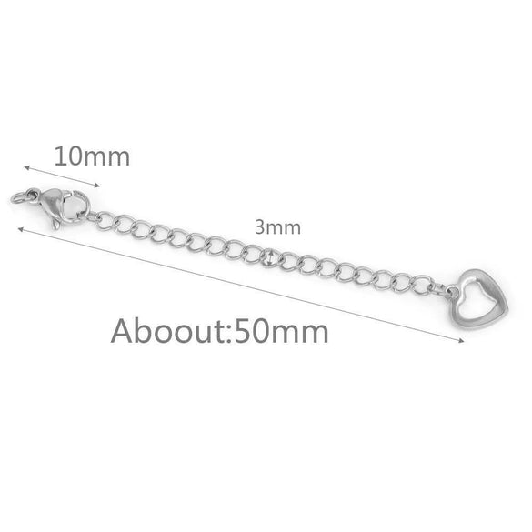 Stainless Steel Vacuum Plated Tail Chain Extension Chain Jewelry Accessories Material