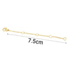 Stainless Steel Vacuum Plated Totem Style Handmade Jewelry Material For Bracelet And Necklace With Tail Chain And Lobster Clasp