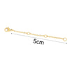 Stainless Steel Vacuum Plated Totem Style Handmade Jewelry Material For Bracelet And Necklace With Tail Chain And Lobster Clasp