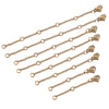 Stainless Steel Vacuum Plated Totem Style Handmade Jewelry Material For Bracelet And Necklace With Tail Chain And Lobster Clasp