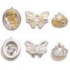 Stainless Steel Vintage Fashion Ocean Butterfly Geometric Pendant With Electroplating