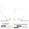 Stainless Steel Waist Chain Tropical Style Natural Shell Waist Ornament