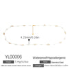 Stainless Steel Waist Chain Tropical Style Natural Shell Waist Ornament