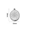 Stainless Steel Water Drop Bohemian Fish Pattern Electroplated Charm Pendant For Earrings And Necklace