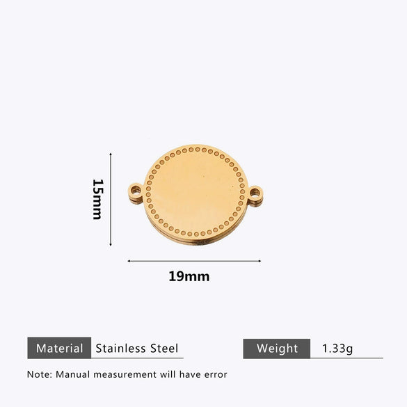Stainless Steel Water Drop Bohemian Totem Charm Pendant Hanging Earrings With Electroplating