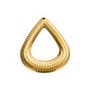 Stainless Steel Water Drop 8 Shaped Jewelry Accessories Electroplated For Diy Earrings Necklace Pendant