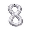 Stainless Steel Water Drop 8 Shaped Jewelry Accessories Electroplated For Diy Earrings Necklace Pendant