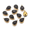 Stainless Steel Water Dropshaped Pendant Electroplated Necklace Diy Jewelry