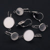 Stainless Steel Welding Ring Earrings Diy Jewelry Ear Tray Accessories With Electroplating