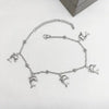 Stainless Steel Women's Dolphin Starfish Shell Anklet Accessories Fashionable Highend Niche Light Luxury