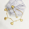 Stainless Steel Women's Dolphin Starfish Shell Anklet Accessories Fashionable Highend Niche Light Luxury