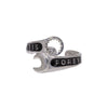 Stainless Steel Wrench Ring Electroplated With 18K Gold Trendy Cool Niche Design For Women