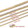 Stainless Steel Zircon Claw Chain Jewelry Necklace Bracelet Accessories