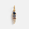 Stainless Steel Zircon Necklace Pendant Furnace Vacuum Plated 18K Gold Birthstone Valentine's Day Style