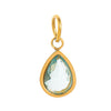 Stainless Steel Zircon Necklace Pendant With Vacuum Plating And December Birthstone For Valentine's Day