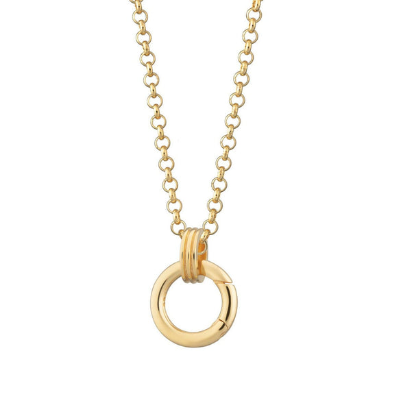 Stainless Steel Zircon Necklace Pendant With Vacuum Plating And December Birthstone For Valentine's Day