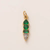 Stainless Steel Zircon Necklace Pendant With Vacuum Plating And December Birthstone For Valentine's Day