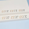 Stainless Steel Zircon Nose Ring Clawshaped Fivestar Love Sshaped Lshaped Electroplating Unisex