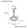 316L Stainless Steel Zircon Woven Twist Bracelet Fashion Geometric Accessories Electroplating
