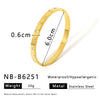 Star Moon Eye Bamang Star Bracelet Stainless Steel 18K Gold Plated Electroplated Jewelry