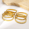 Star Moon Eye Bamang Star Bracelet Stainless Steel 18K Gold Plated Electroplated Jewelry