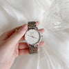 Steel Belt Quartz Watch Alloy Case Ordinary Glass Mirror Cold Style Retro Artistic For Female Students