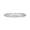 Sterling Silver 14K Gold Plated Rhodium Plated Inlay Concave And Convex Rectangle Zircon Rings