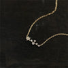 Sterling Silver 14K Gold Plated Simple Style Star Inlay Zircon Necklace