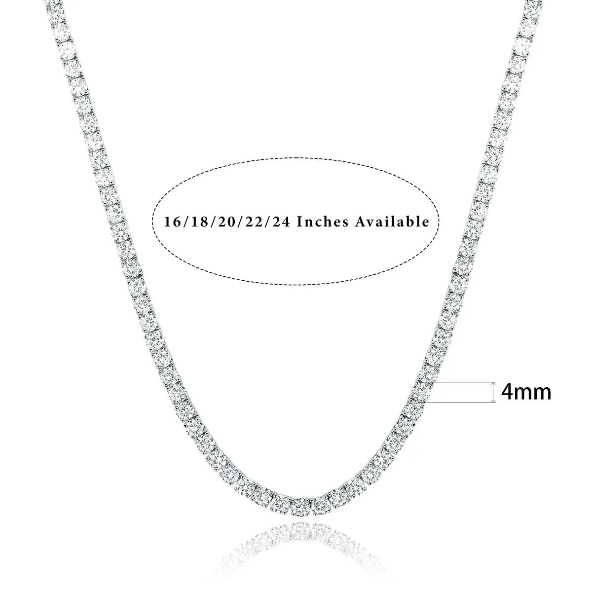 Sterling Silver 18K Gold Plated Casual Elegant Plating Inlay Solid Color Zircon Long Necklace