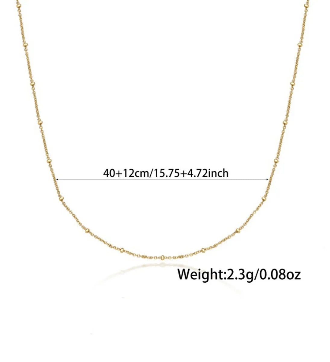 Sterling Silver 18K Gold Plated White Gold Plated Casual Simple Style Geometric Necklace