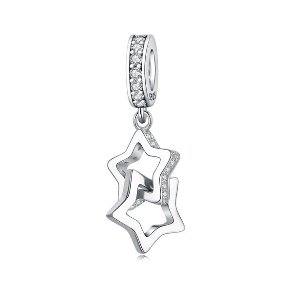 925 Sterling Silver Accessories Beads Life Tree Dream Catcher Net Star Moon Charm Diy Jewelry Bracelet With Dripping Oil Design