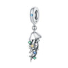 925 Sterling Silver Accessories Beads Life Tree Dream Catcher Net Star Moon Charm Diy Jewelry Bracelet With Dripping Oil Design