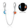 925 Sterling Silver Accessories Beads Life Tree Dream Catcher Net Star Moon Charm Diy Jewelry Bracelet With Dripping Oil Design