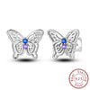 925 Sterling Silver Animal And Heart Shape Earrings For Women With Electroplating Fashion Cute Jewelry
